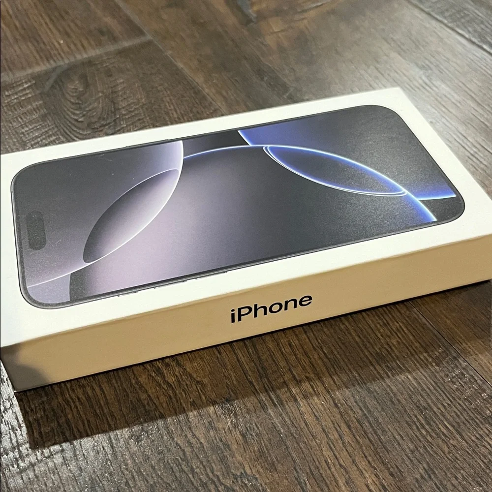 Original Apple Empty Box iPhone 16 Pro Max Black Titanium 256GB BOX ONLY